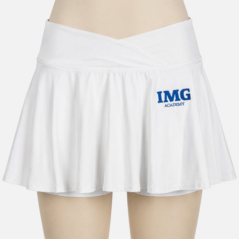 Under Armour IMG Academy White Athletic Tennis Skort Small Compression Shorts